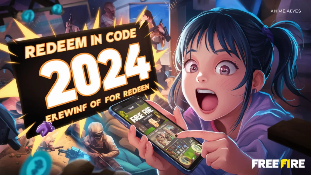 Garena free fire redeem code 2024 august